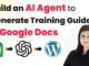 How to Build an AI Agent to Auto Generate Training Guides in Google Docs