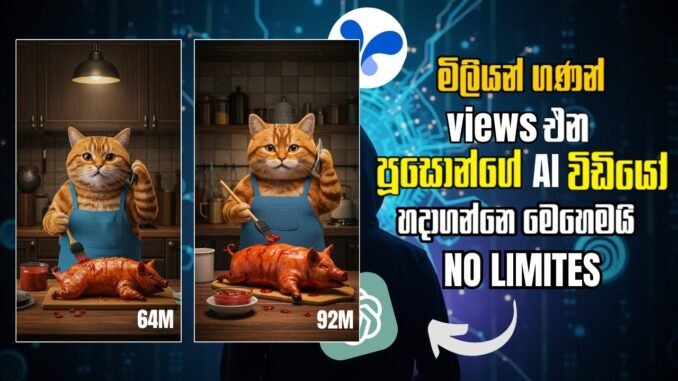 How to Create Viral AI Short Videos | Complete Sinhala Guide 2025
