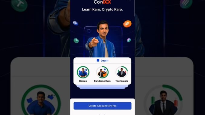 How to Invest in Crypto using CoinDCX – Full Guide for Beginners | Best app to invest in cryptoc