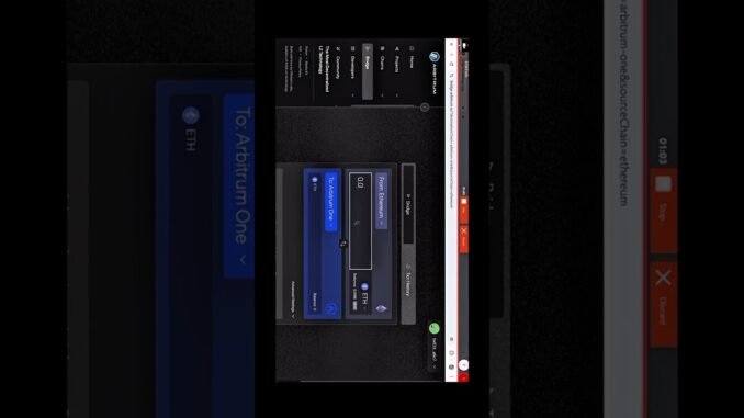 How to bridge from Ethereum mainnet to Arbitrum one. #Arbitrum #Blockchain #Web3 #ethereum #Defi