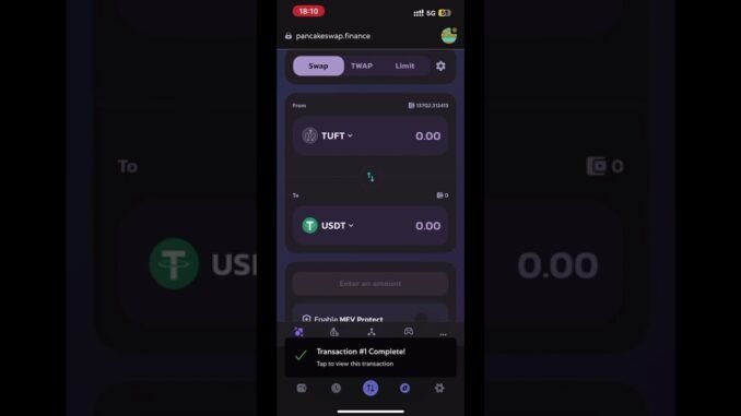 Ignite the global NFT community! TUFT tokens are now available on PancakeSwap – the market