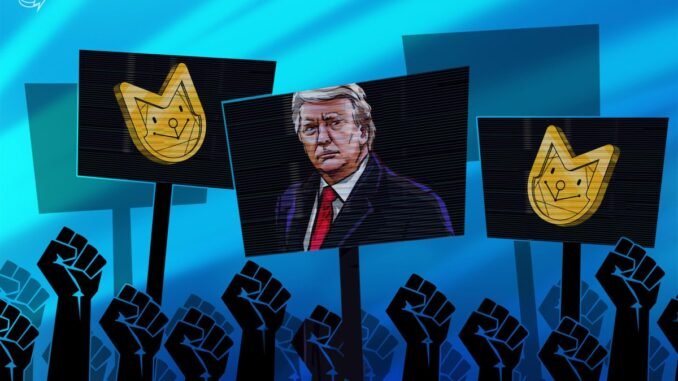 Interest groups, lawmakers to protest Trump's memecoin dinner