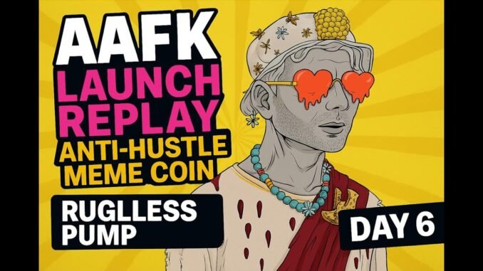 LIVE: $AFK on Pump.Fun Launch!  Anti-Hustle Solana Meme Coin to Hit $1 Billion MC? RP - Episode 6
