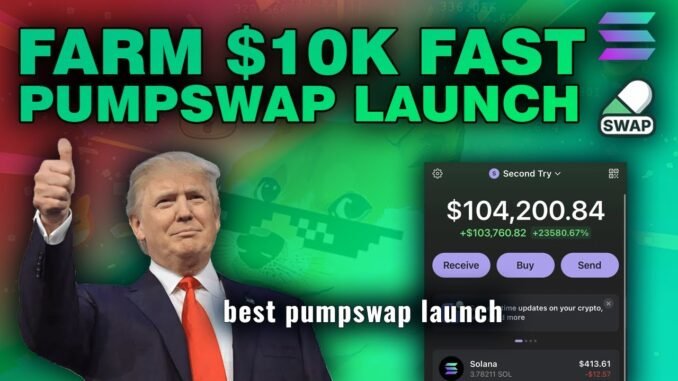 Launch Solana Meme Coins on Pump.fun’s PumpSwap and Farm $10K Daily
