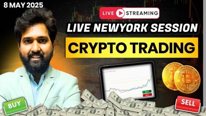 Live Crypto Trading | Bitcoin Trading| Delta Exchange India | 8 May| #bitcoin #crypto