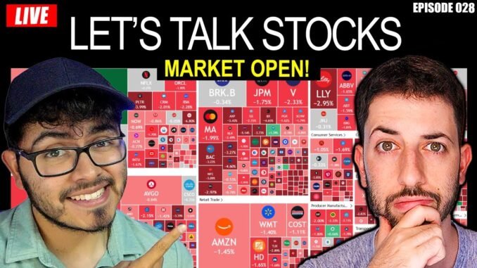 MARKET OPEN! STOCK MARKET PULLBACK & MORE AI NEWS!
