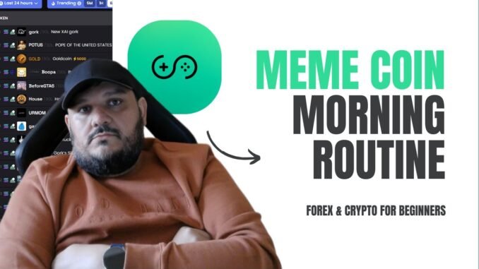 MY MEME COIN MORNING ROUTINE 🚀