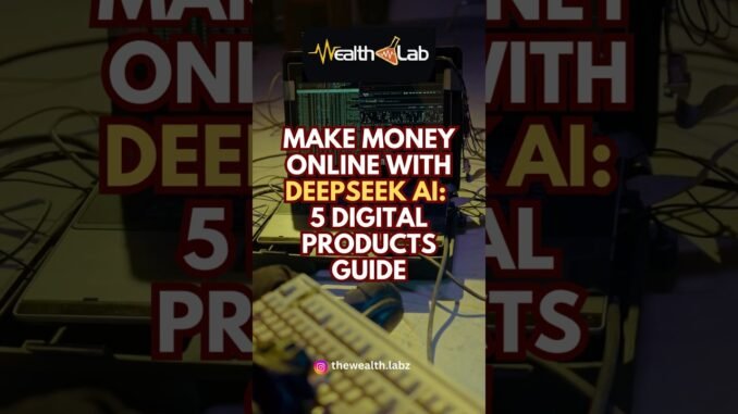 Make Money Online with Deepseek AI: 5 Digital Products Guide. #passiveincome #ai