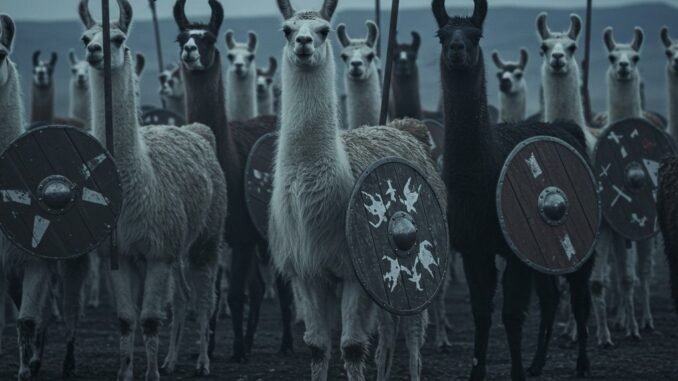 Photo of llamas carrying shields as Meta launches new Llama AI model security tools designed to help cybersecurity teams and developers harness artificial intelligence for defence.