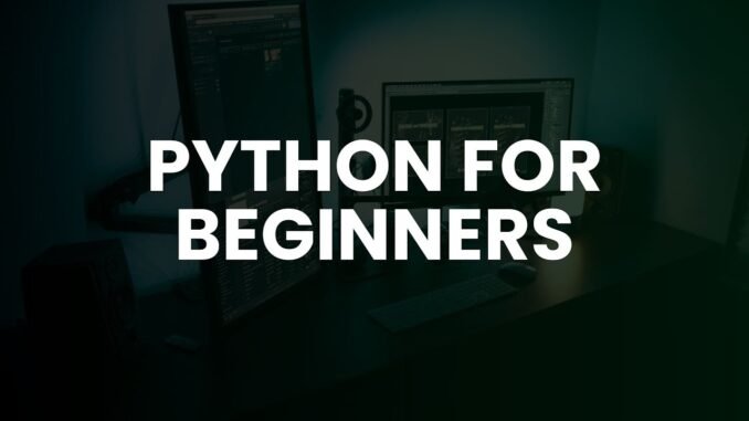 Python for AI Beginners | Python Basics Explained Simply (2025)