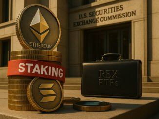 REX pushes ETH and SOL staking ETFs via rare C-Corp as SEC softens stance