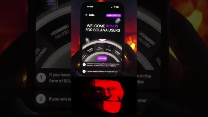 SOL Bonus #crypto #solana #web3 #wallet