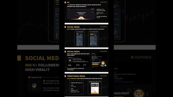 SUPEREX First Web3  Crypto Exchange #crypto #cryptotrading