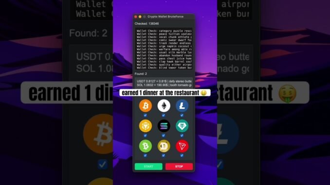 Software to find lost crypto wallets 💀 #shorts #crypto
