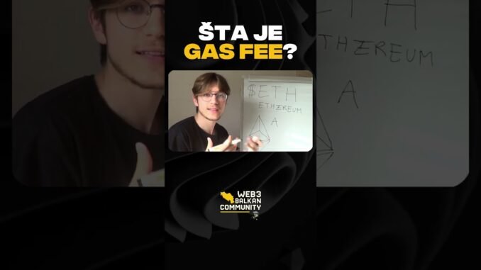 Šta je gas fee? Objašnjen za 40 sekundi ⛽ #gasfee #web3 #kriptovalute #blockchain #kripto #ethereum