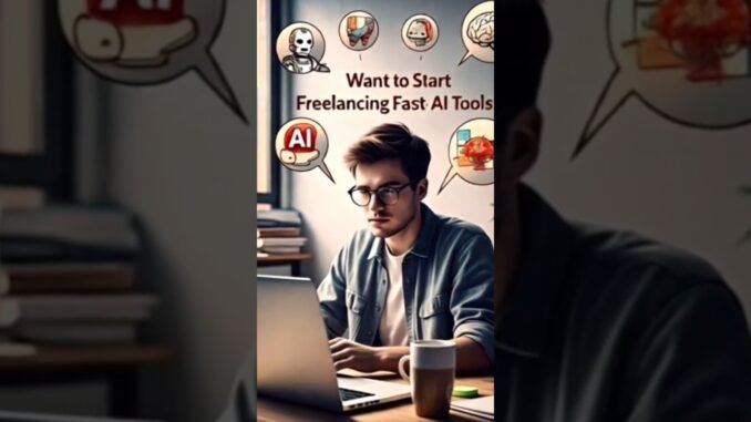 Start freelancing with AI Tools |  Free Guide Inside! #shorts