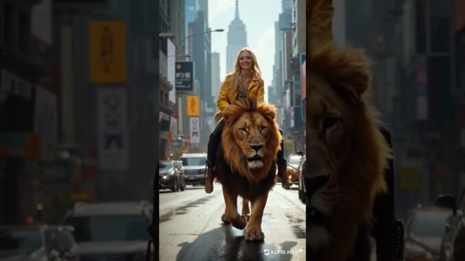 THE BRAVE AI BEAUTIFUL WOMAN #news #ai #klingai #shorts