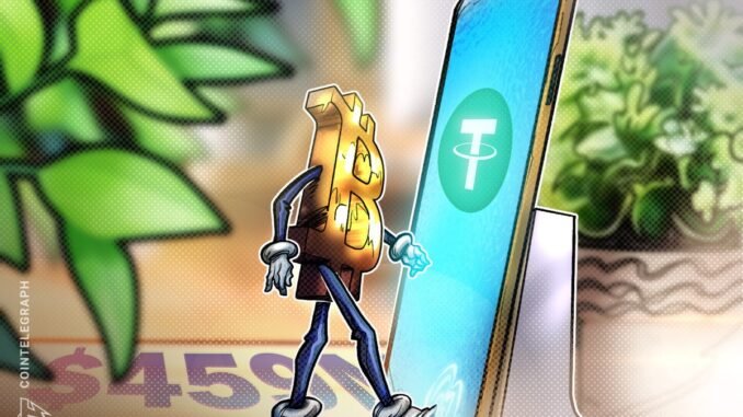Tether buys $459M Bitcoin for Twenty One Capital
