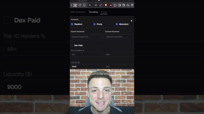 The BEST Crypto Memecoin Filters For PROFIT