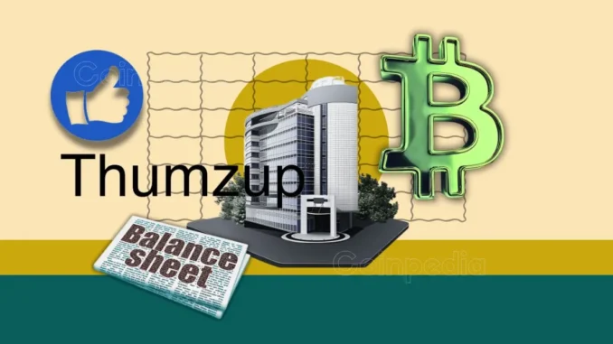 Thumzup Media Corp Adds $1 Million in Bitcoin To Its Balance Sheet