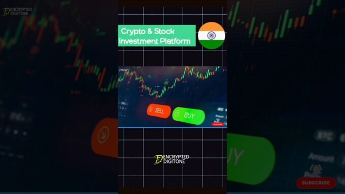 Top 3 Apps for Crypto & Stocks (Beginners Must Watch!) #stockmarket #crypto #sharemarket #shorts