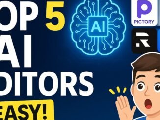 Top 5 AI Video Editors for Beginners: Make editing a Breeze!