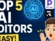 Top 5 AI Video Editors for Beginners: Make editing a Breeze!