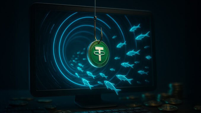 Trader loses $2.5M USDT after falling for address poisoning scam twice