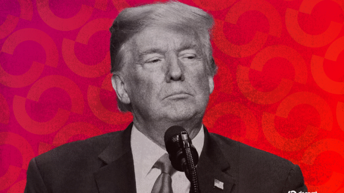 Trump's Meme Coin Dinner Draws Protests Calling For End to 'Crypto Corruption'