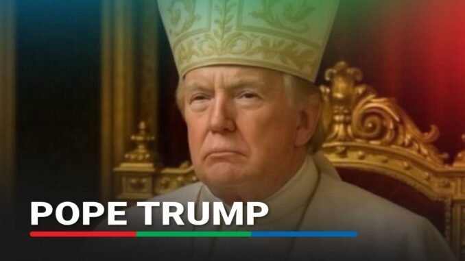 Trump's papal favorite mum on AI-generated pope photo | ABS-CBN News