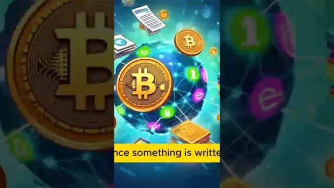 What Is Blockchain? | Super Simple Explanation for Beginners (1-Minute Guide) #crypto #bitcoin