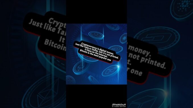 What is Cryptocurrency? | Quick Crypto Guide for Beginners 🚀 #shorts