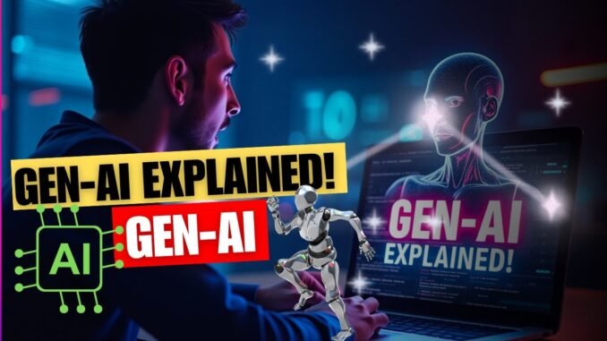 What is Generative AI? Beginners Guide with ChatGPT, Midjourney & More Explained!"