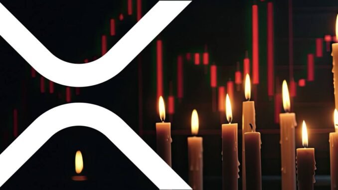 XRP price bear red