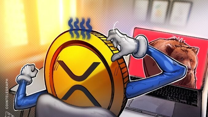 XRP price risks falling to $2 after classic bearish chart pattern confirms