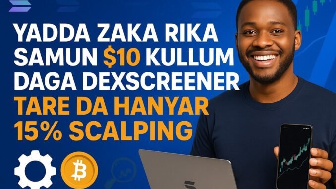Yadda Zaka Rika Samun $10 Kullum Daga Dexscreener | 15% Scalping Strategy