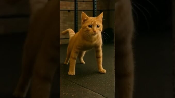 cat ki gym 💪#shorts #ai #cat