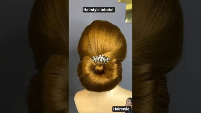 hairstyle tutorial for beginners 😍💯#youtube #shortsfeed #shorts #makeup #beauty #hair #hairstyle #ai
