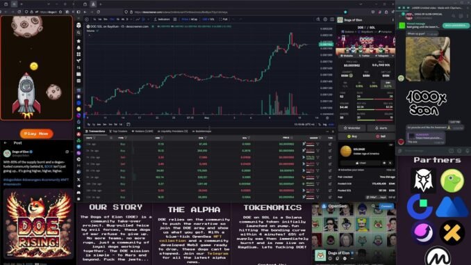 #live #dogsofelon #DOE #solana