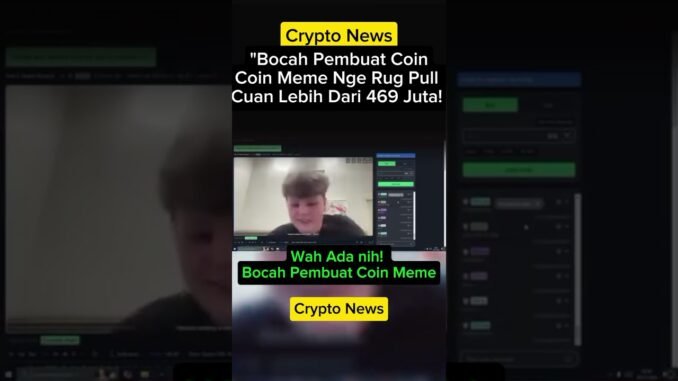 #shortvideo #crypto Bocah cuan besar dari meme coin #news
