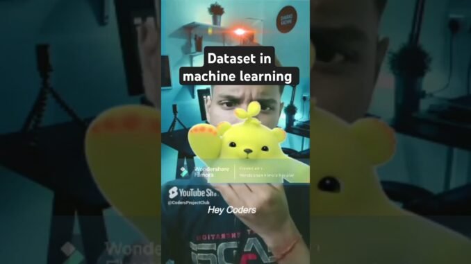 what is dataset in machine learning? | AI & ML | Robotics| #shorts #coding #programming #ai #aitools