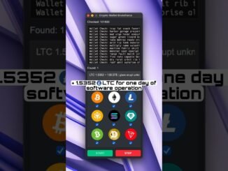 +1.5352 LTC in software to find lost crypto wallet 💀#shorts #crypto