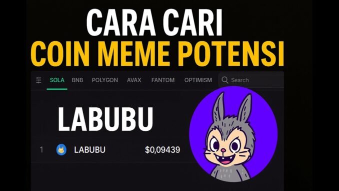 2.Cara cari coin early di pumpfun