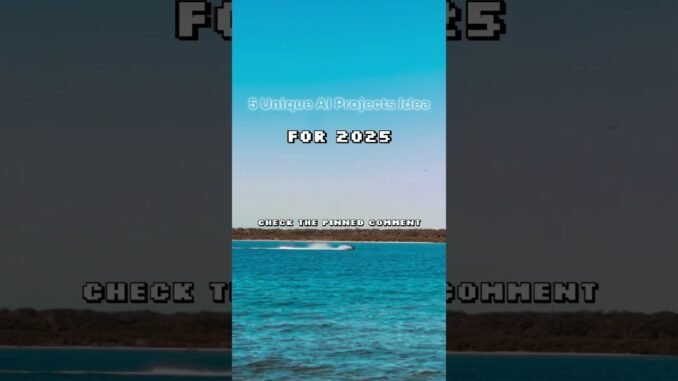 5 Unique AI projects for beginners. #ai #projects #frontend #backend