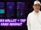 A non-custodial Web3 wallet with tap to earn mining feature?