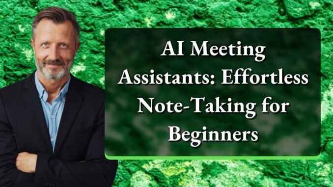 AI Meeting Assistants: Effortless Note-Taking for Beginners
