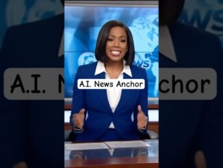 A.I. News Anchor #shorts #ai #viral #fyp