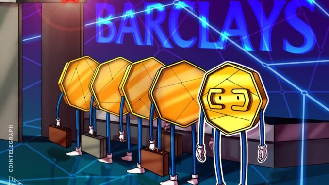 Barclays to Block Crypto Transactions on Credit Cards from June Barclays to Block Crypto Transactions on Credit Cards from June 27