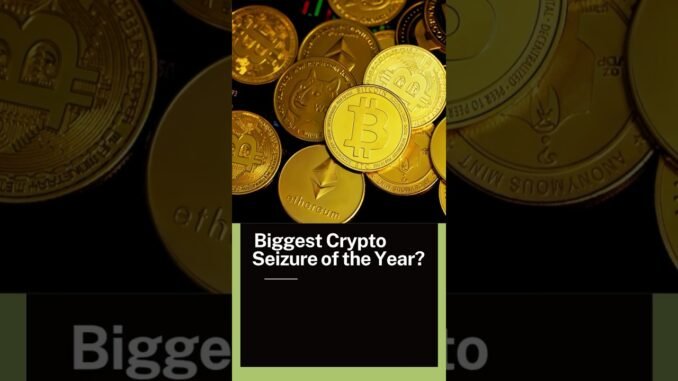 Biggest Crypto Seizure of the Year?  #crypto #cryptoscams #cryptonews #doj