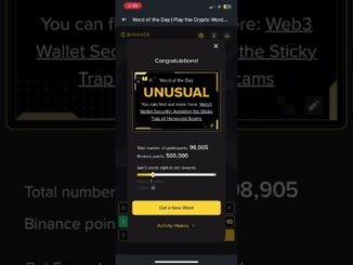 Binance Word of the Day | Theme: Web3 Security | All Words | Weekly | Wodl | Wotd | All Answers